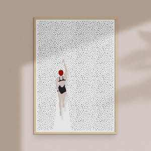 Artprint &quot;Swimming points&quot;