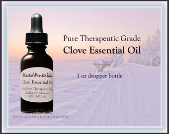 Clove Essential Oil, 100% Pure, Organic, Tooth Oil, Oral Care, Spice Oil