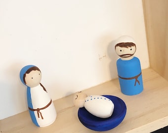 Nativity Peg Doll Set