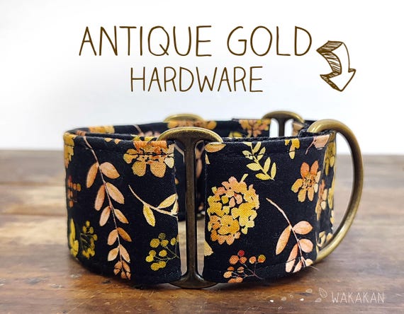 Martingale dog collar Autumn