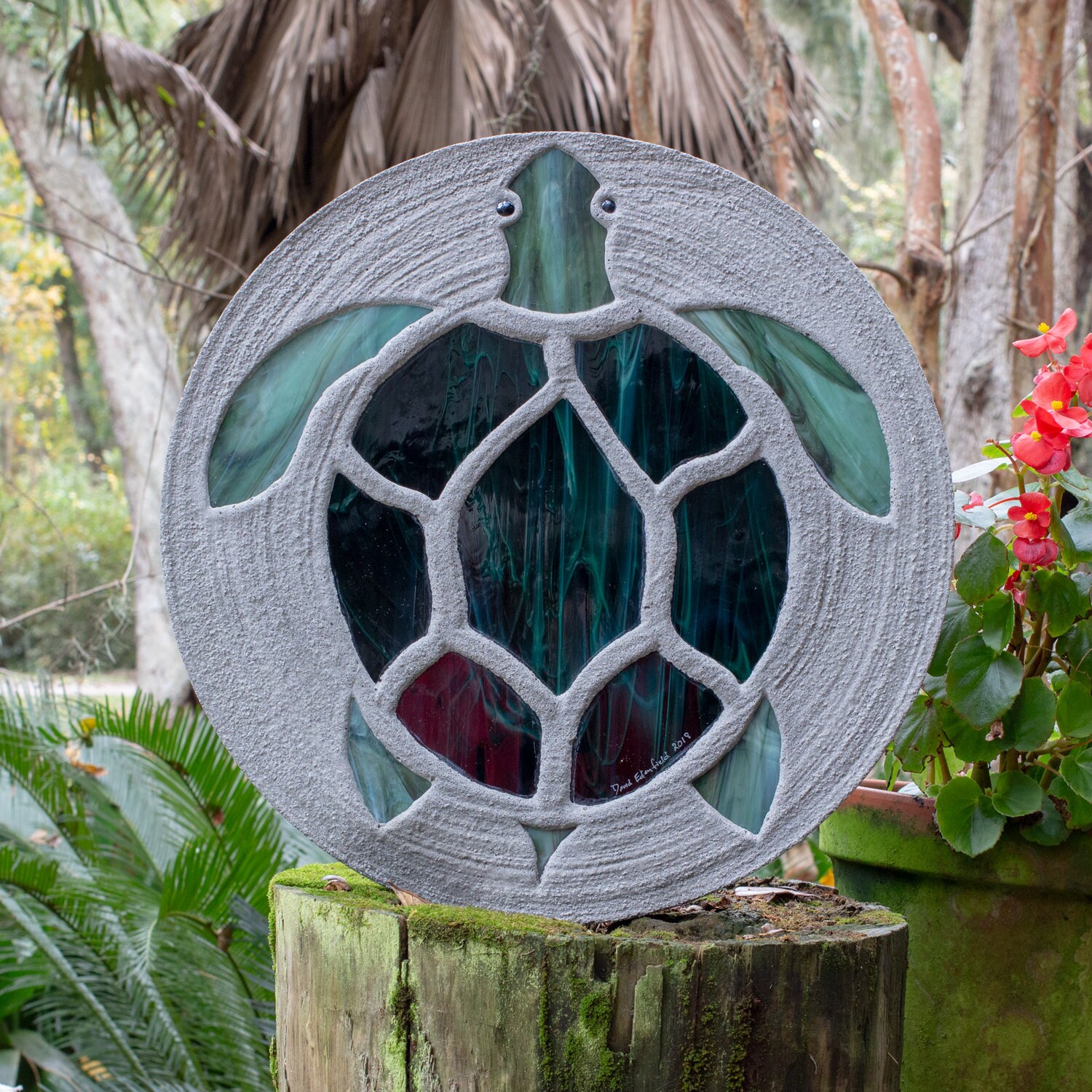 Sea Turtle Stepping Stone Large 18 Diameter Made with Etsy