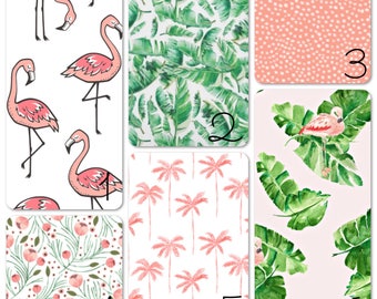 palm tree crib sheet