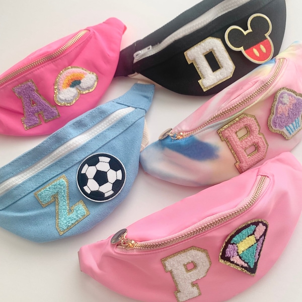 Personalized Child and Toddler Nylon Fanny Pack - Child Fanny Pack - Personalized Fanny Pack