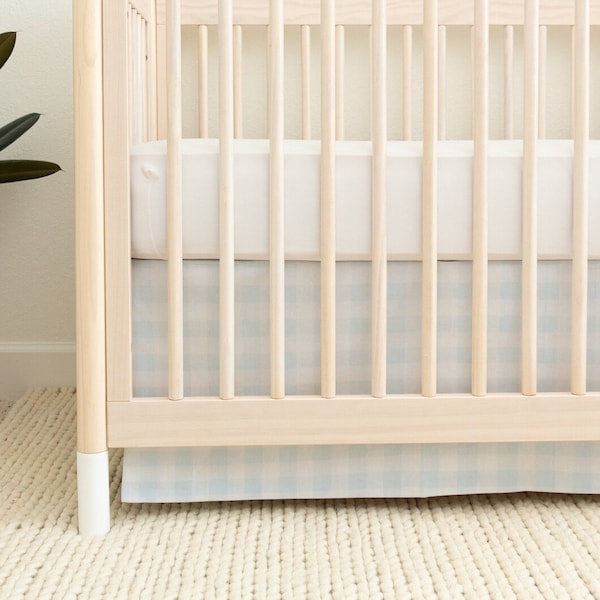 Nursery Bedding - Blue Buffalo Plaid, Gingham