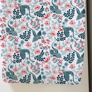 Nursery Bedding - Floral Dragons