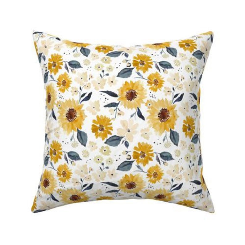 Nursery Bedding Sunflower Garden Etsy