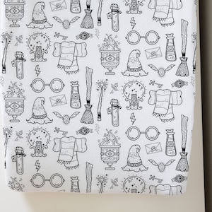Nursery Bedding - Wizard Doodles