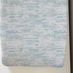 Nursery Bedding - Watercolor Waves