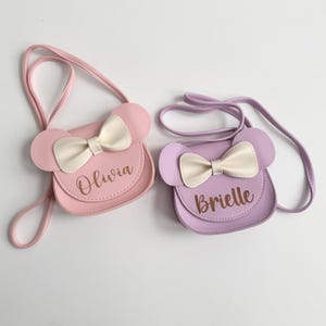 Personalized Girls Disney Purse, Kids Minnie Purse, Children Personalized Purse, Monogramed Children Purse