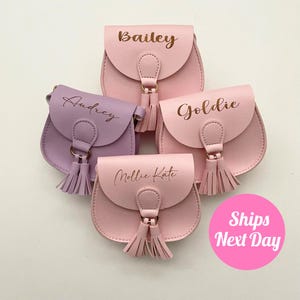 Porte-monnaie personnalisé à franges pour fille, Porte-monnaie à franges pour enfants, Porte-monnaie personnalisé pour enfants, Porte-monnaie à franges, Porte-monnaie pour enfants monogrammé