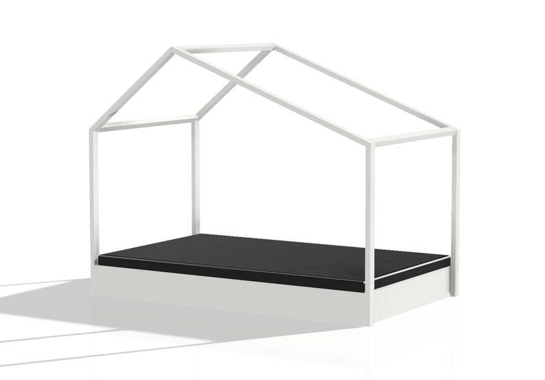 Child toddler bed home house frame DIY plan