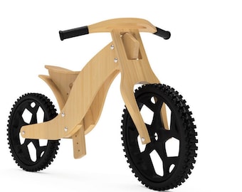 Build Your Own Wooden Walking Bike/Balance Bike - A Simple and Unique DIY Project for Parents and Grandparents.