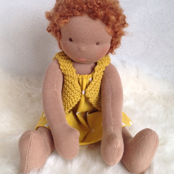 Waldorf doll, pop, handgemaakt, poppen dolls softdoll puppen