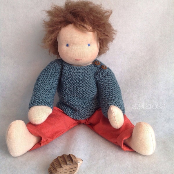 Waldorf doll, pop, handgemaakt, poppen dolls softdoll puppen