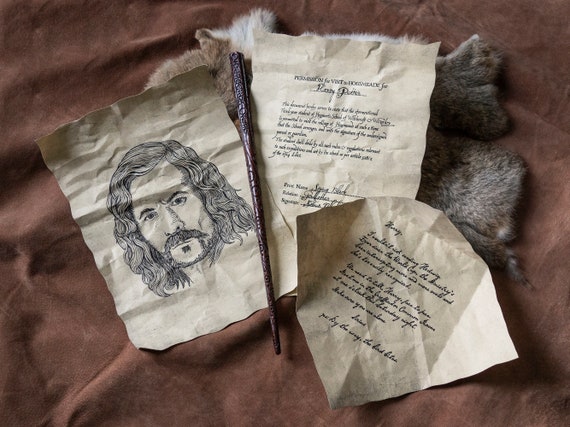 3 Sirius Black Inspired Pages Portrait Letter And Etsy