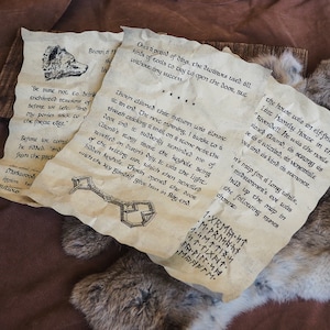 3 páginas inspiradas en el Libro de Westmarch: Pergaminos del reino de Tolkien