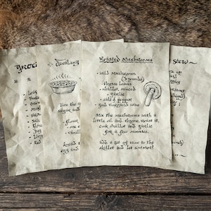 4 recettes de Comté - Tarte aux pommes, ragoût de pommes de terre, champignons rôtis et liste d'épicerie - Pages inspirées du Hobbit