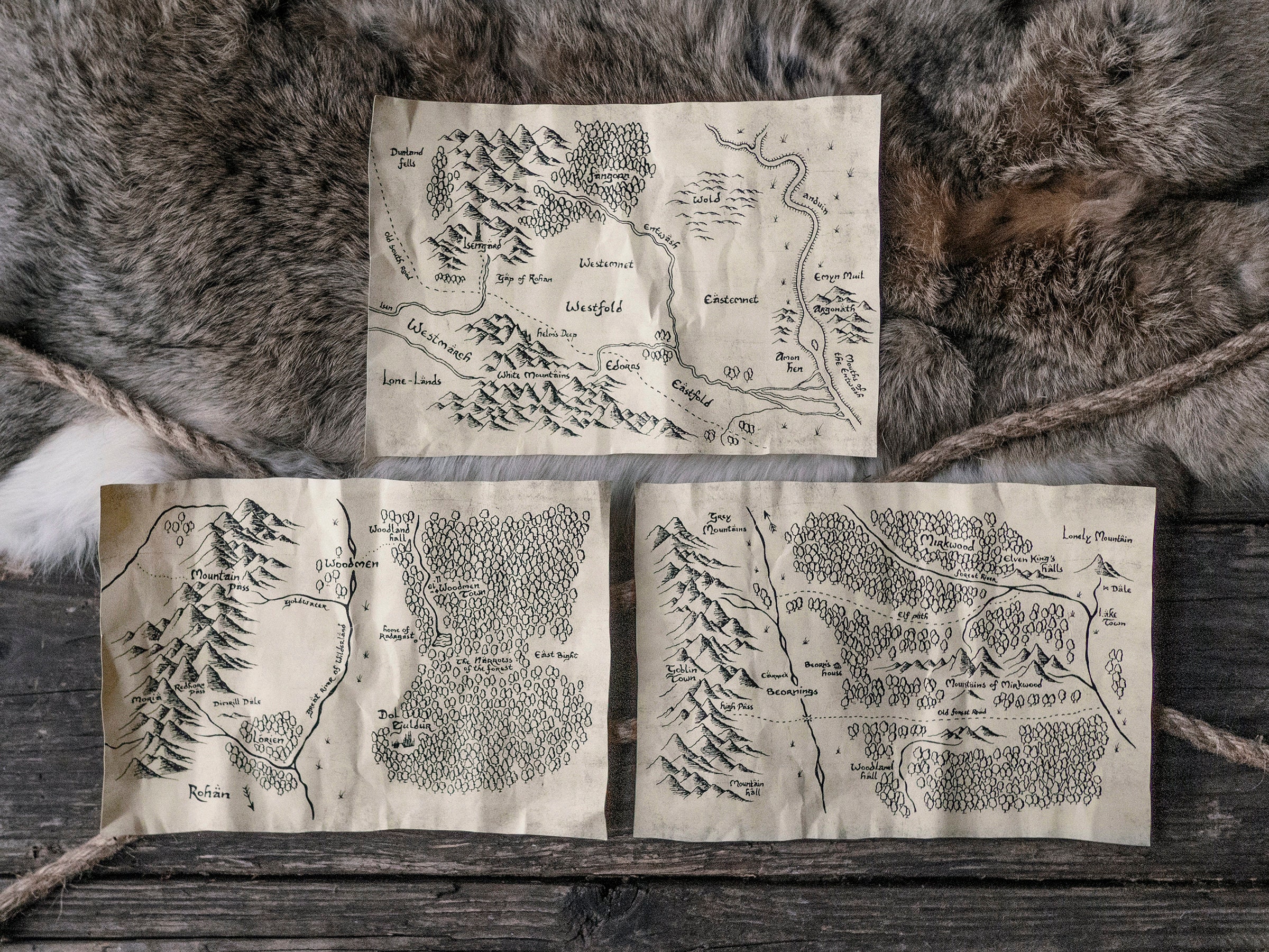 Misty Mountains Map