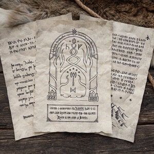 3 Schriftrollen von Moria – Schriftrollen aus dem Reich von Tolkien