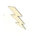 Lightning Bolt - Laser Cut Out Unfinished Wood Shape Craft Supply SKY28
