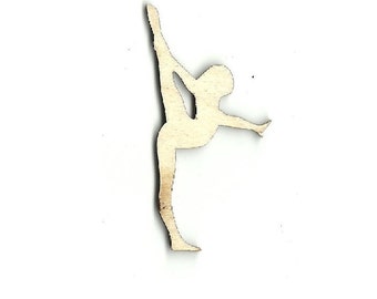 Gymnast Laser Cut Wood Shape SPT127