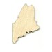 Maine - Laser Cut Out Unfinished Wood Shape Craft Supply