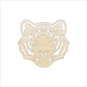 Cat Tiger - Laser Cut Out Unfinished Wood Craft Shape CAT193 Cat Tiger - Laser Cut Out Unfinished Wood Craft Shape CAT193