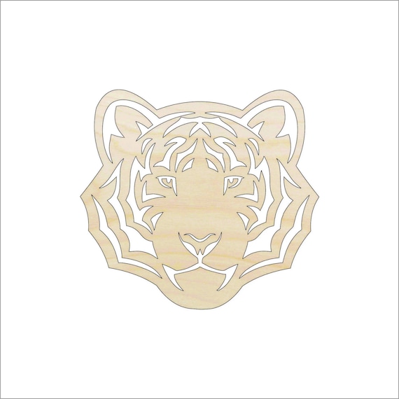Cat Tiger - Laser Cut Out Unfinished Wood Craft Shape CAT193 Cat Tiger - Laser Cut Out Unfinished Wood Craft Shape CAT193
