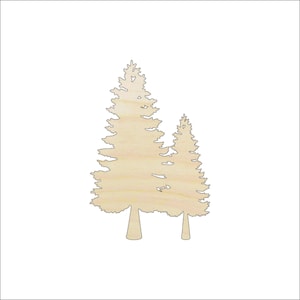 Landscape - Laser Cut Out Unfinished Wood Craft Shape TRE76 Landscape - Laser Cut Out Unfinished Wood Craft Shape TRE76