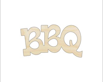 Food BBQ - Laser Cut Out Unfinished Wood Craft Shape FOD30 Food BBQ - Laser Cut Out Unfinished Wood Craft Shape FOD30