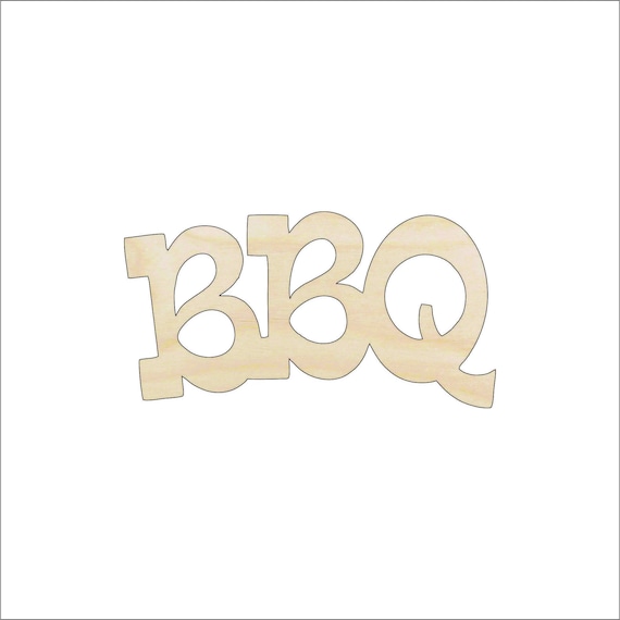 Food BBQ - Laser Cut Out Unfinished Wood Craft Shape FOD30 Food BBQ - Laser Cut Out Unfinished Wood Craft Shape FOD30