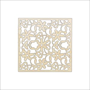 Design - Laser Cut Out Unfinished Wood Shape Craft Supply CSTR10