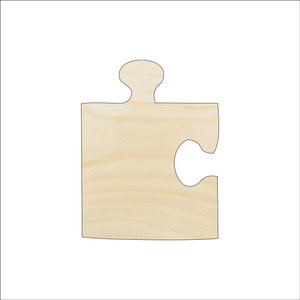 Toy Puzzle Piece - Laser Cut Out Unfinished Wood Craft Shape TOY19 Toy Puzzle Piece - Laser Cut Out Unfinished Wood Craft Shape TOY19