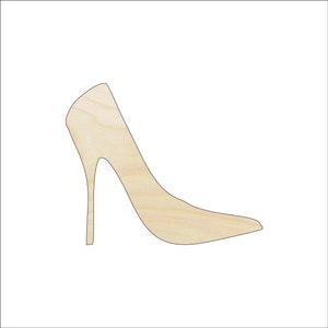 Shoe - Laser Cut Out Unfinished Wood Craft Shape CLT44 Shoe - Laser Cut Out Unfinished Wood Craft Shape CLT44