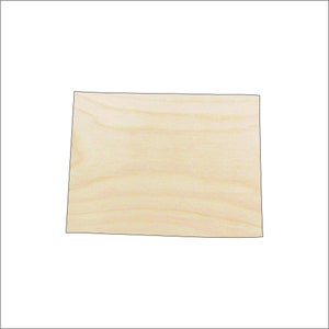 State Colorado - Laser Cut Out Unfinished Wood Craft Shape STAT54 State Colorado - Laser Cut Out Unfinished Wood Craft Shape STAT54