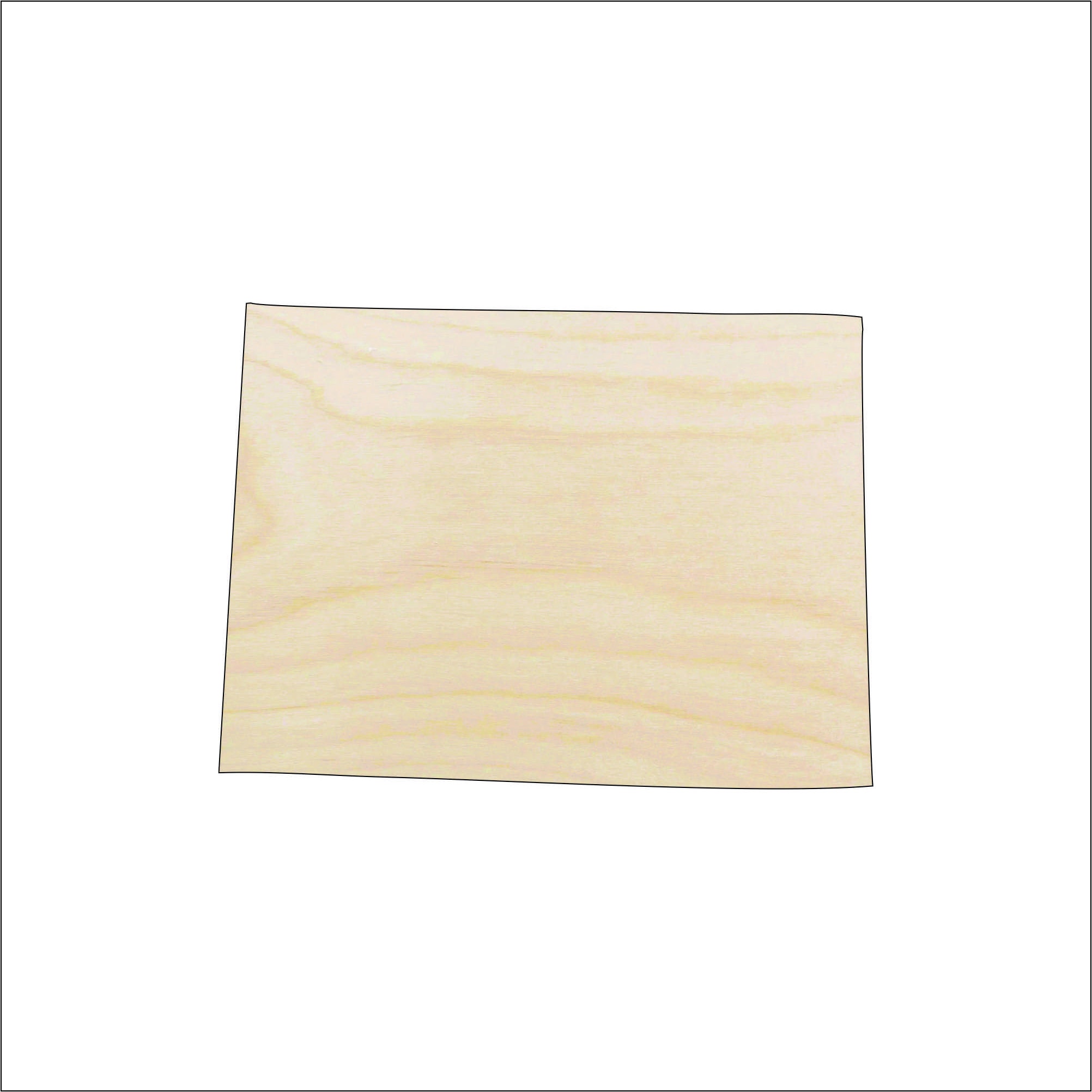 State Colorado - Laser Cut Out Unfinished Wood Craft Shape STAT54 State Colorado - Laser Cut Out Unfinished Wood Craft Shape STAT54