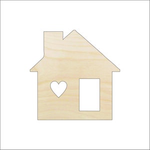Window - Laser Cut Out Unfinished Wood Craft Shape BLD93 Window - Laser Cut Out Unfinished Wood Craft Shape BLD93