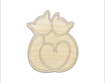Cat Cheetah - Laser Cut Out Unfinished Wood Craft Shape CAT29 Cat Cheetah - Laser Cut Out Unfinished Wood Craft Shape CAT29