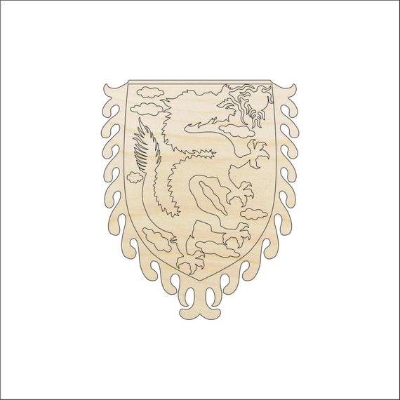Banner - Laser Cut Out Unfinished Wood Craft Shape BNR17 Banner - Laser Cut Out Unfinished Wood Craft Shape BNR17