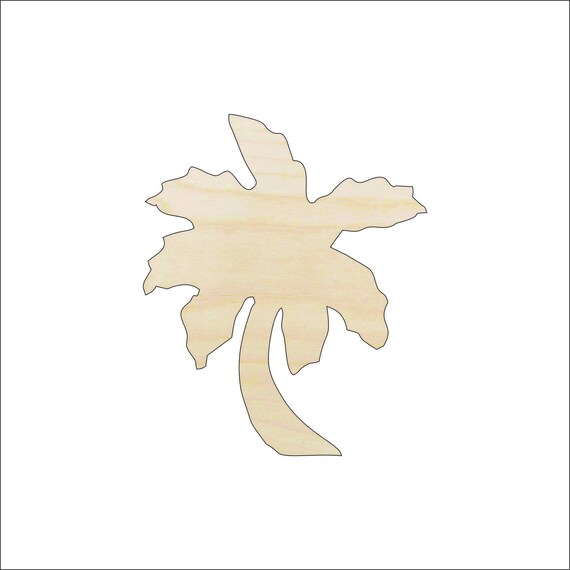 Tree Palm - Laser Cut Out Unfinished Wood Craft Shape TRE59 Tree Palm - Laser Cut Out Unfinished Wood Craft Shape TRE59