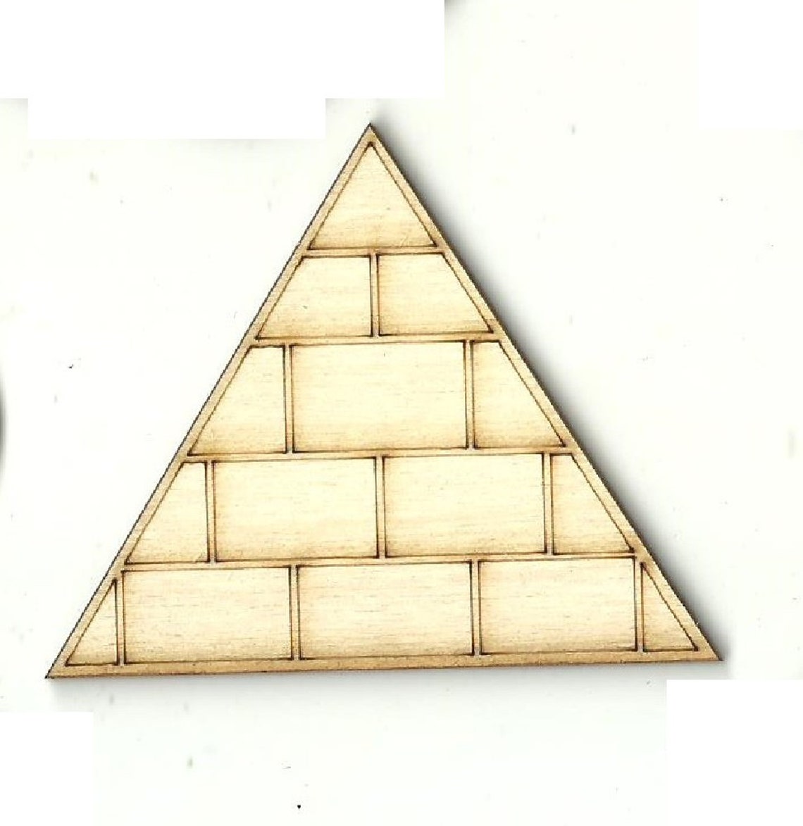 Pyramid Laser Cut Out Unfinished Wood Shape Craft Supply Etsy Hong Kong