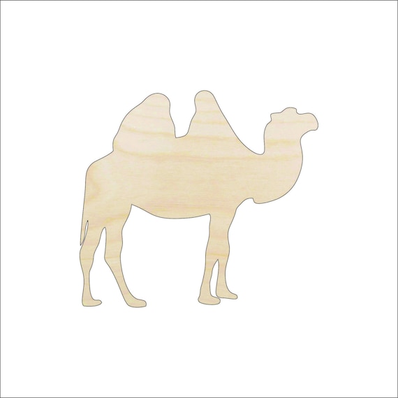 Camel - Laser Cut Out Unfinished Wood Craft Shape CML6 Camel - Laser Cut Out Unfinished Wood Craft Shape CML6