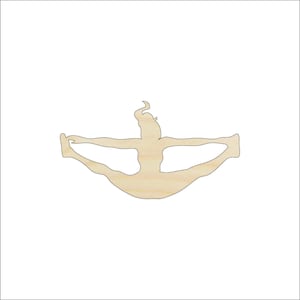 Dance Cheerleading - Laser Cut Out Unfinished Wood Craft Shape SPT265 Dance Cheerleading - Laser Cut Out Unfinished Wood Craft Shape SPT265