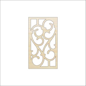 Design - Laser Cut Out Unfinished Wood Craft Shape DSN34 Design - Laser Cut Out Unfinished Wood Craft Shape DSN34