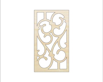Scene Wolf - Laser Cut Out Unfinished Wood Craft Shape ANML72 Scene Wolf - Laser Cut Out Unfinished Wood Craft Shape ANML72