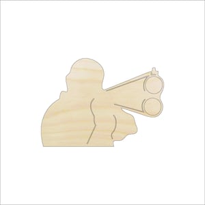 Sport Hunting - Laser Cut Out Unfinished Wood Craft Shape HNT16 Sport Hunting - Laser Cut Out Unfinished Wood Craft Shape HNT16