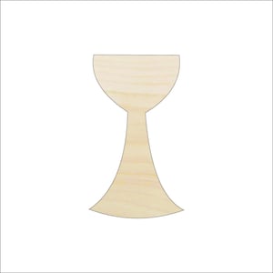 Drink Chalice - Laser Cut Out Unfinished Wood Craft Shape REL40 Drink Chalice - Laser Cut Out Unfinished Wood Craft Shape REL40