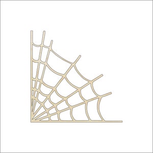Spider Web - Laser Cut Out Unfinished Wood Craft Shape FAL16 Spider Web - Laser Cut Out Unfinished Wood Craft Shape FAL16