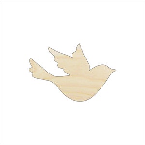 Bird - Laser Cut Out Unfinished Wood Craft Shape BRD22 Bird - Laser Cut Out Unfinished Wood Craft Shape BRD22