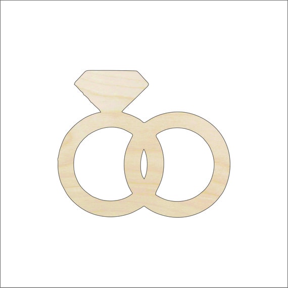Ring - Laser Cut Out Unfinished Wood Craft Shape WDG17 Ring - Laser Cut Out Unfinished Wood Craft Shape WDG17